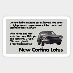 FORD CORTINA MK II - advert Magnet